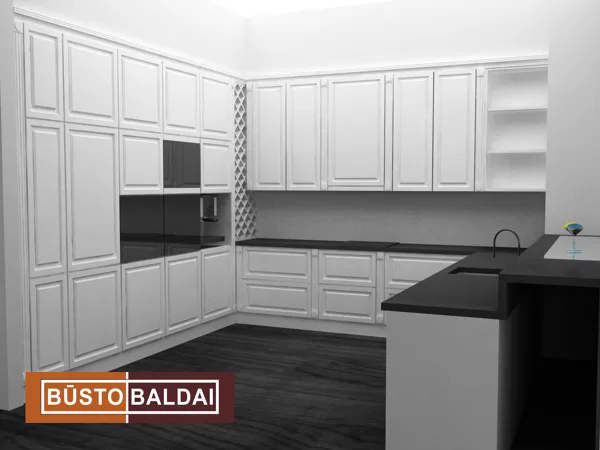 Klasikiniai virtuvės baldai
