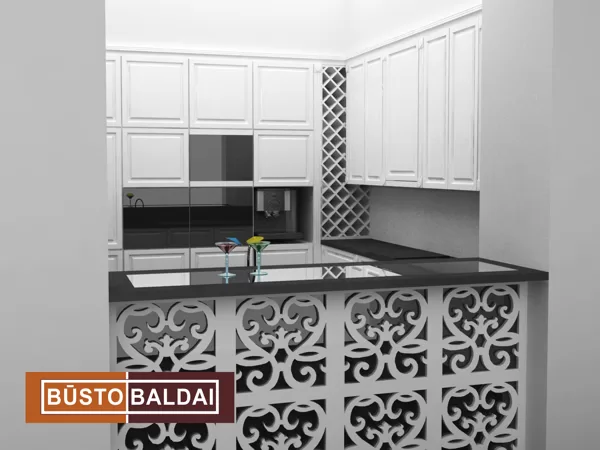 Klasikiniai virtuvės baldai