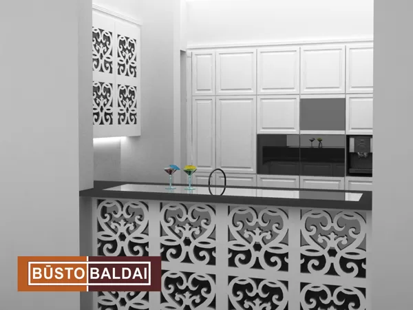 Klasikiniai virtuvės baldai